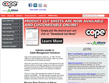 Tablet Screenshot of copecabletray.com